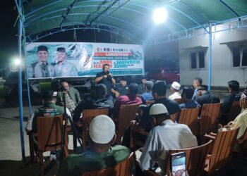 Ajak Dialog Warga Kampung Pinang, Saefuddin Zuhri Siap Atasi ketersediaan Air Bersih dan Kesehatan 