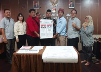 Di Surat Suara Isran Noor-Hadi Pakai Jas dan Rudy-Seno Pakai Kemeja