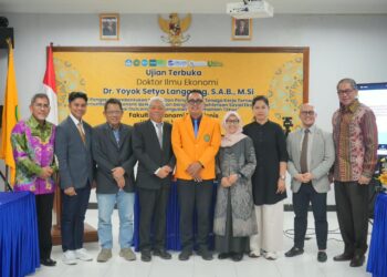 Yoyok Setio Langgeng Raih Gelar Doktor dari FEB Unmul