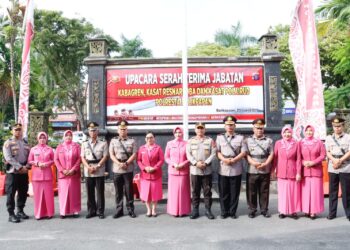 AKBP Anton Firmanto Pimpin Serah Terima Tiga Pejabat Polresta Balikpapan