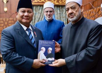 Pererat Hubungan Keagamaan dan Pendidikan, Presiden Prabowo Subianto Temui Grand Syekh Al-Azhar