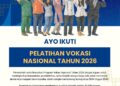 Pendaftaran Pelatihan Vokasi Nasional 2026 Batch 1 Diperpanjang hingga 24 Maret