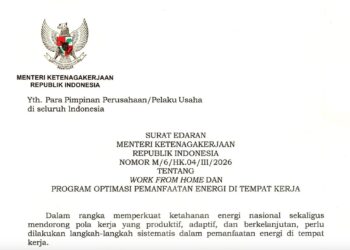 WFH dan Optimasi Pemanfaatan Energi di Tempat Kerja