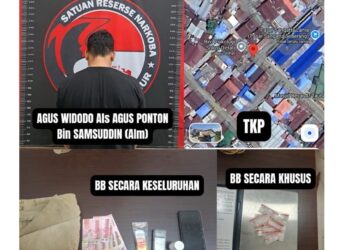 Satresnarkoba Polres Kutim Ringkus Dua Pengedar