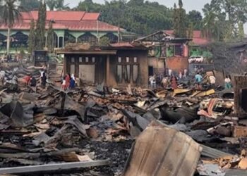 Kawasan Permukiman yang Kebakaran di Tenggarong Minim Sumber Air