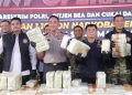 Delapan Kru Kapal Penyelundupan 1,16 Ton Ketamin Senilai Rp3,48 Triliun Ditangkap