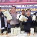 Delapan Kru Kapal Penyelundupan 1,16 Ton Ketamin Senilai Rp3,48 Triliun Ditangkap