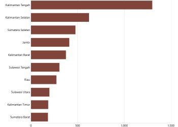Kalteng Provinsi Dengan Indeks Kualitas Udara Terburuk di Indonesia
